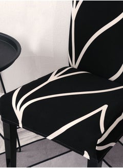 Sharpdo 6-Piece Set Modern Simple Dyed Elastic One-Piece Chair Cover For All Seasons  - Image 4