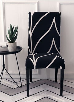 Sharpdo 6-Piece Set Modern Simple Dyed Elastic One-Piece Chair Cover For All Seasons  - Image 3