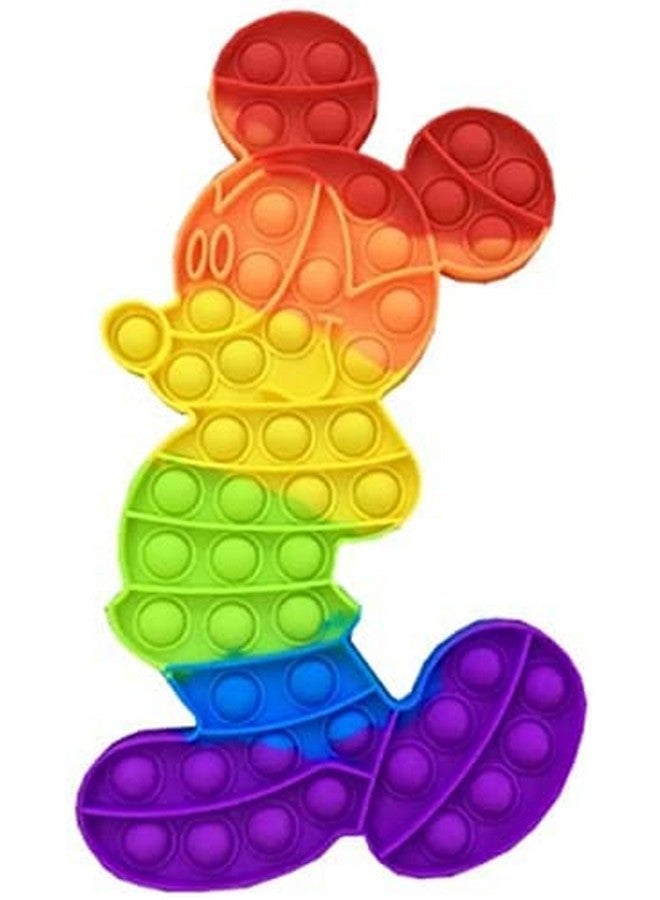 SAMVARDHAN Pop It Fidget Toys - Sensory Toys for Kids Unicorn Gift Set/Pop it Unicorn Fidget Toy Mickey Mouse Rainbow - Image 1