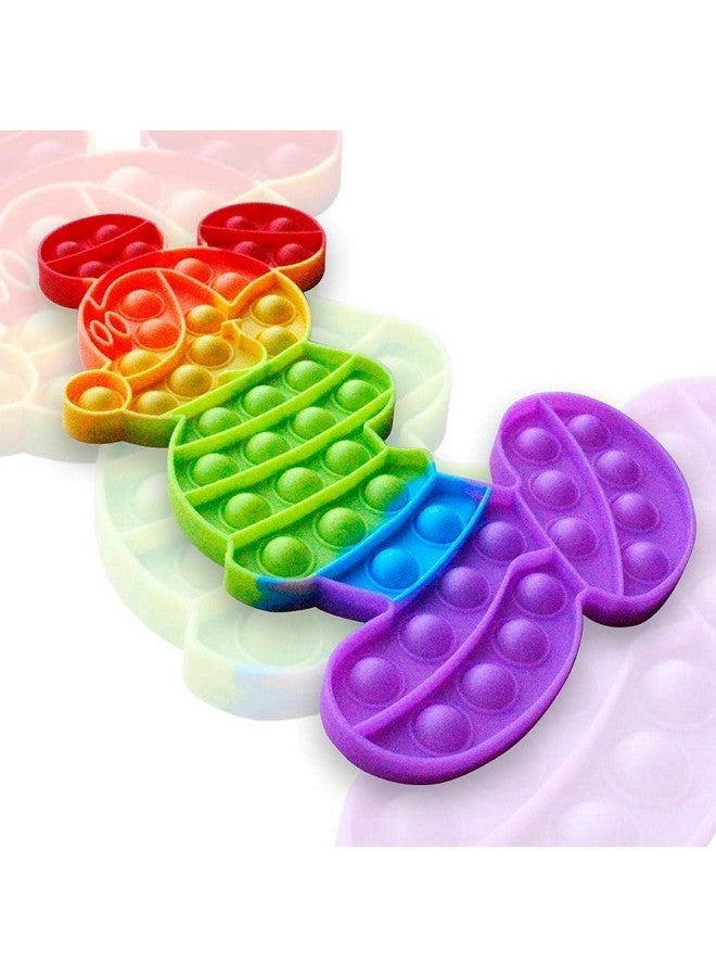SAMVARDHAN Pop It Fidget Toys - Sensory Toys for Kids Unicorn Gift Set/Pop it Unicorn Fidget Toy Mickey Mouse Rainbow - Image 2