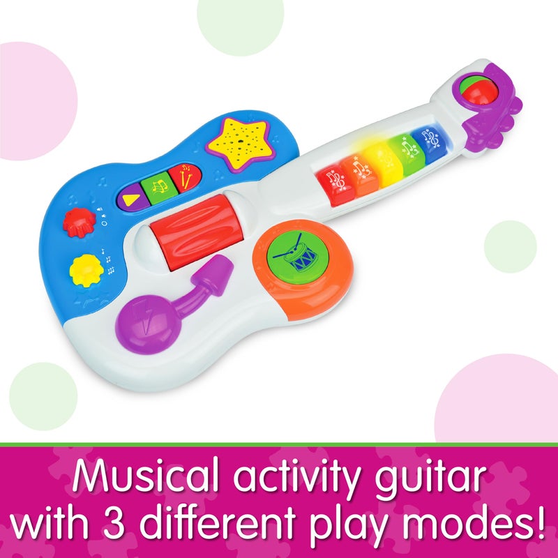 The Learning Journey: Little Rock Star Guitar - Baby & Toddler Toys & Gifts for Boys & Girls Ages 12 months and Up - Award Winning Toy, Multi (157749) - Image 2