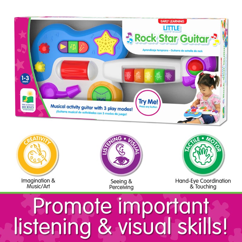 The Learning Journey: Little Rock Star Guitar - Baby & Toddler Toys & Gifts for Boys & Girls Ages 12 months and Up - Award Winning Toy, Multi (157749) - Image 5