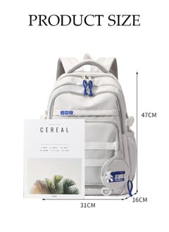 DUNISO Kid's School Backpack with Pencil Case Waterproof Book Bag with Compartments for Teen Kids Students Elementary School Kids' School Bag With Large Capacity  - Image 2