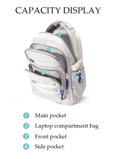 DUNISO Kid's School Backpack with Pencil Case Waterproof Book Bag with Compartments for Teen Kids Students Elementary School Kids' School Bag With Large Capacity  - Image 4