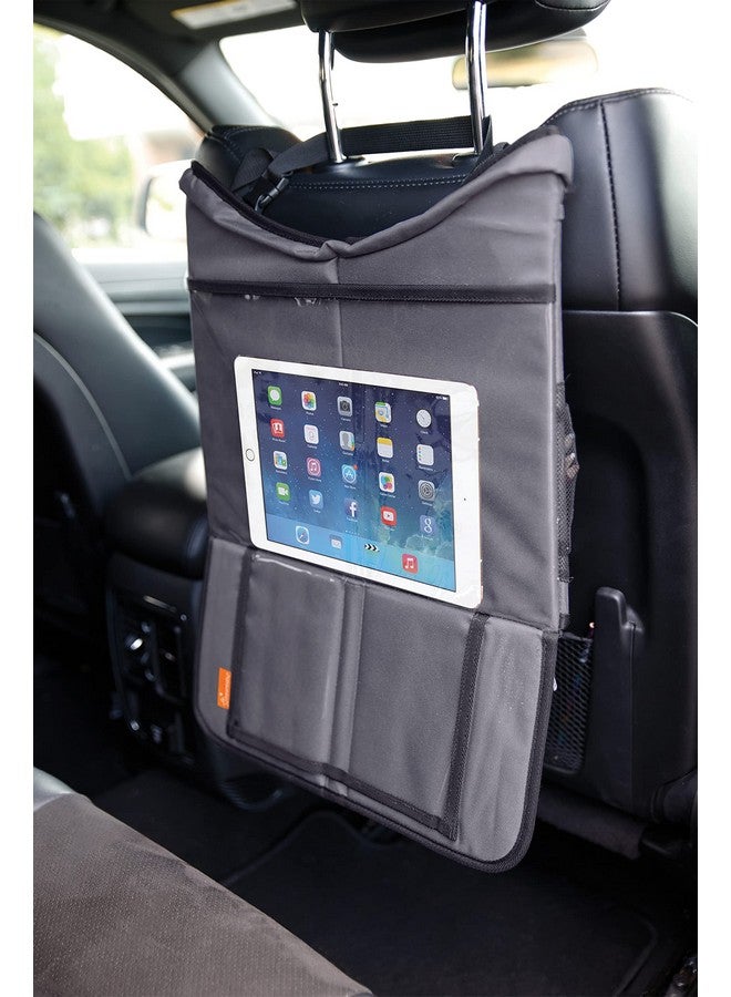 Dreambaby Snack 'N Play On The Go Activity Travel Tray Table for Toddlers with Tablet iPad Holder, Cup Holders, Snack Tray, and Storage Pockets - Road Trip Must Have - Image 3