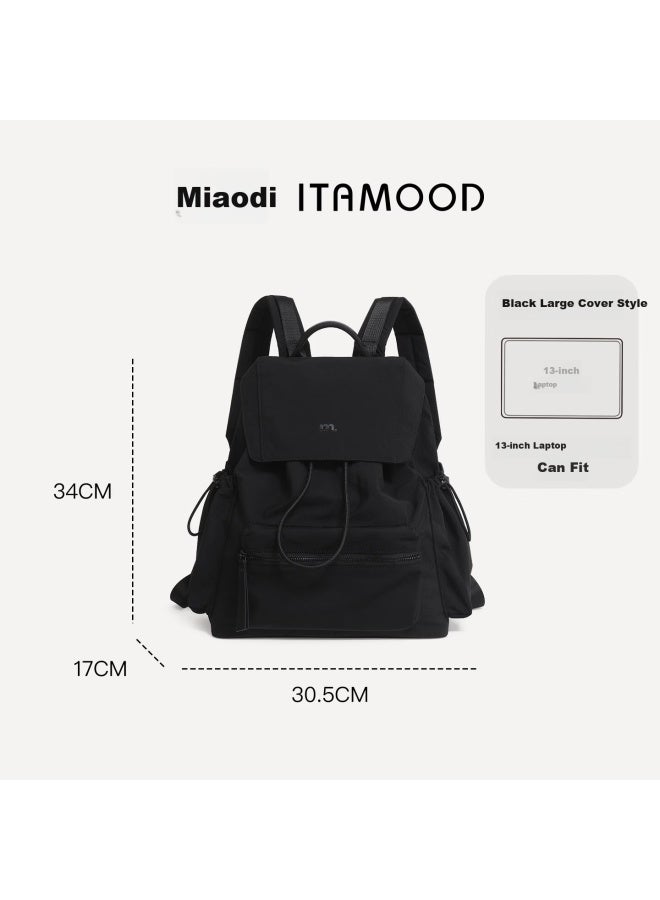 MOOD Miaodiqing 600g Large Capacity Stylish Women's Casual Travel Hiking Backpack Office Laptop Bag Mommy Bag - Image 4