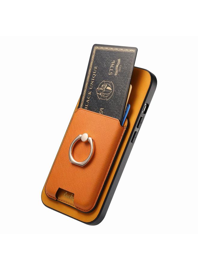 Zaboon Case For iPhone 12 Pro Max Retro Cross Leather Card Bag MagSafe Phone Case - Image 3