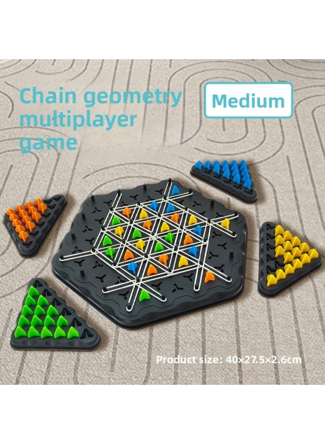 ألعاب سطح المكتب شطرنج سلسلة مثلثة ألعاب هندسية شطرنج سلسلة ألعاب ترفيهية متعددة اللاعبين ألعاب تفاعلية بين الوالدين والطفل للبيع بالجملة