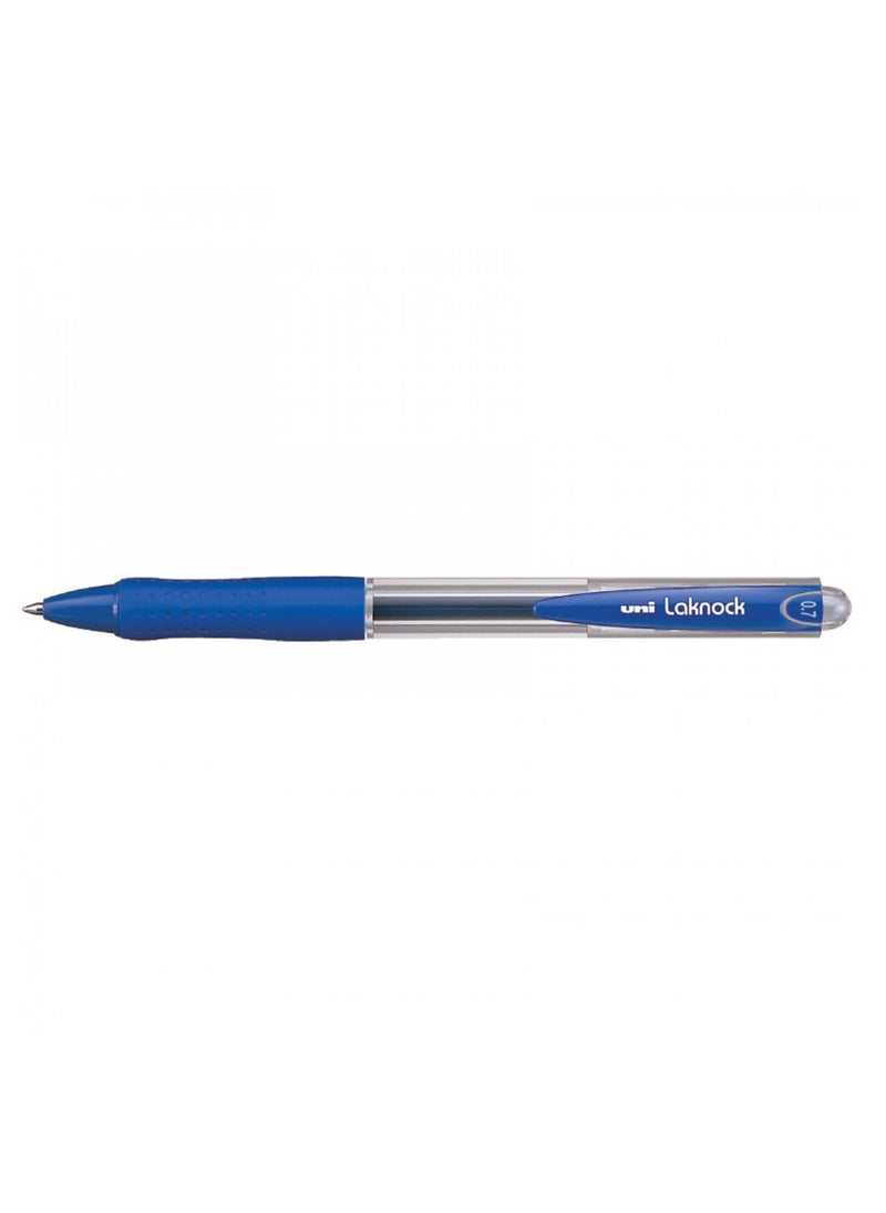 Uniball 4-Piece Laknock Ballpoint Pen 0.7mm Tip Blue Ink  - Image 3