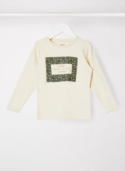 NAME IT Kids Front Graphic Long Sleeve T-Shirt