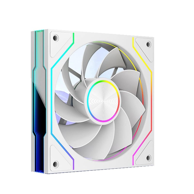 120mm ARGB Infinitys Mirroring Cooling Fan, High Airflows and Pressure for Enhances Chassis and CPU Coolers Computer Case Fan - Image 3