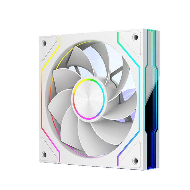 120mm ARGB Infinitys Mirroring Cooling Fan, High Airflows and Pressure for Enhances Chassis and CPU Coolers Computer Case Fan - Image 1