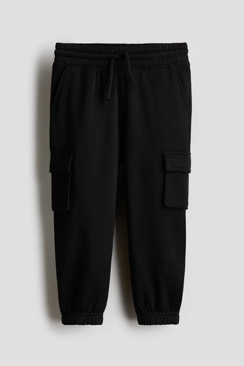 اتش اند ام بنطلون رياضي كارغو بتصميم داخلي ناعم