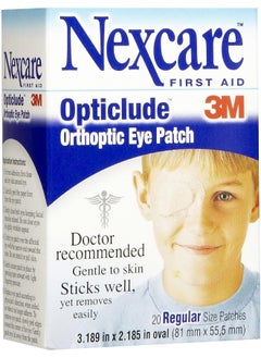 Nexcare Nexcare Opticlude Orthoptic Eye Patches Regular 20 Each  - Image 1
