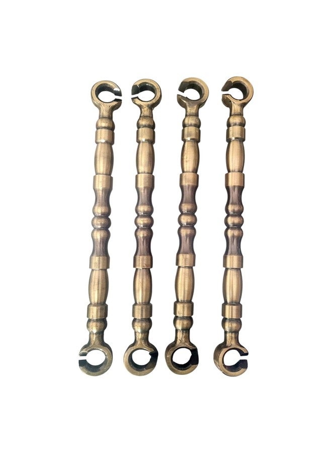 Nooks Decorative Brass Swing Chains for Jhula, Antique Bronze Finish, 12 Inch Length (20MM), Set of 6 - Image 5