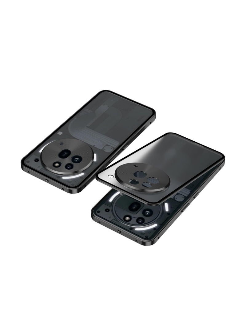 general The case is compatible with Nothing Phone (3a) Pro, with a built-in metal frame and translucent frosted back, and a metal single-sided on-down protective case for Nothing Phone 3a Pro 5G