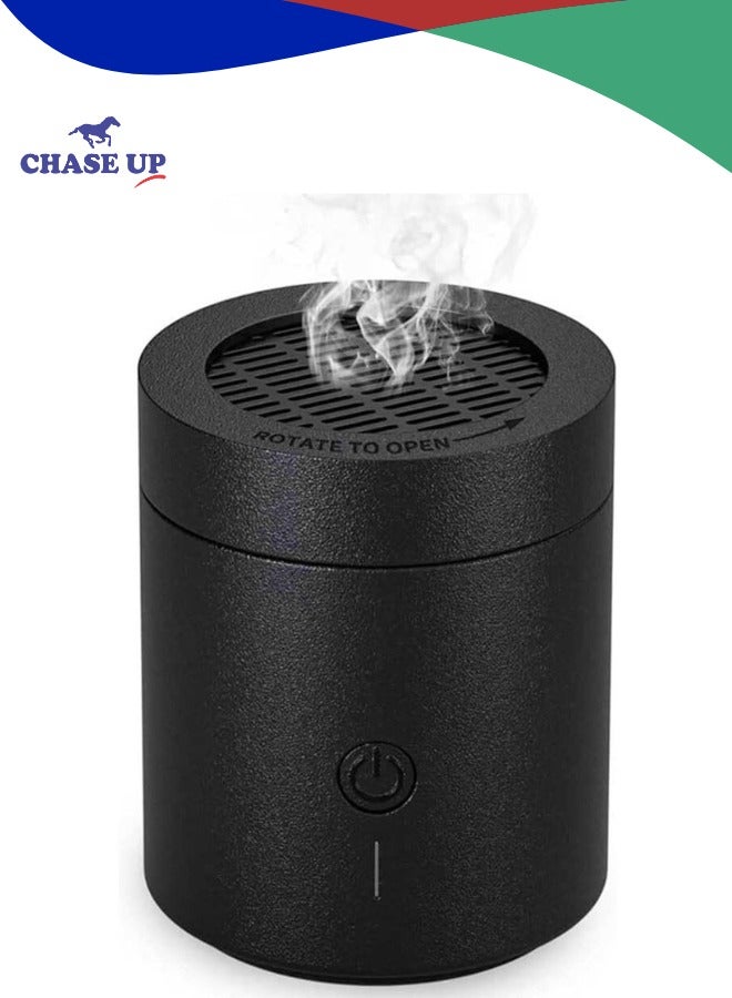 Chase Up Stylish Electronic Burner – Portable Rechargeable USB Medkhan – Arabic Oud Incense Diffuser, Charcoal Bukhoor Fragrance Burner, Ideal for Home, Car, Office, Ramadan Gifts & Decor - Image 1