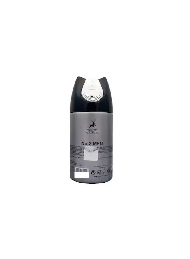 MAISON ALHAMBRA No.2 MEN Body Spray 250Ml - Image 2