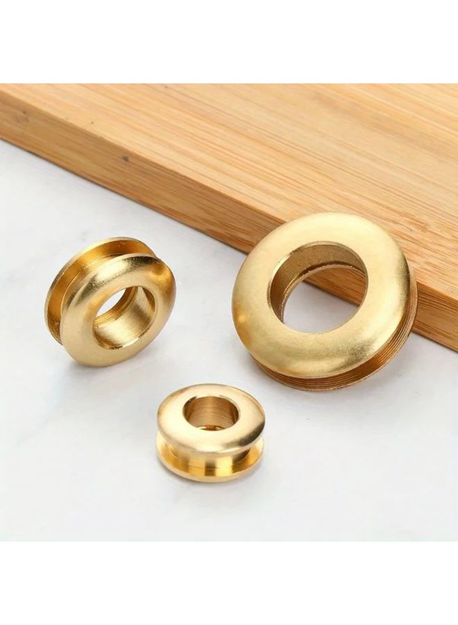 5 قطع براغي عراوي من النحاس الصلب مقاس 20 × 11 مم للحرف الجلدية والأحذية والأمتعة وأعمال DIY - Image 4