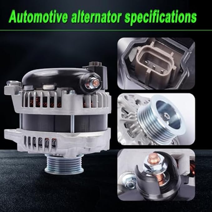 SHICHU Alternator Compatible with 2015-2020 F-150 5.0L V8, Alternator Replacement 1042110080 44000 42103 FL3T10300JA - Image 5
