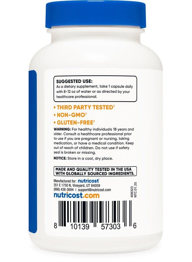 Nutricost Colostrum 500mg, 120 Capsules - Gluten Free & Non-GMO - Image 4