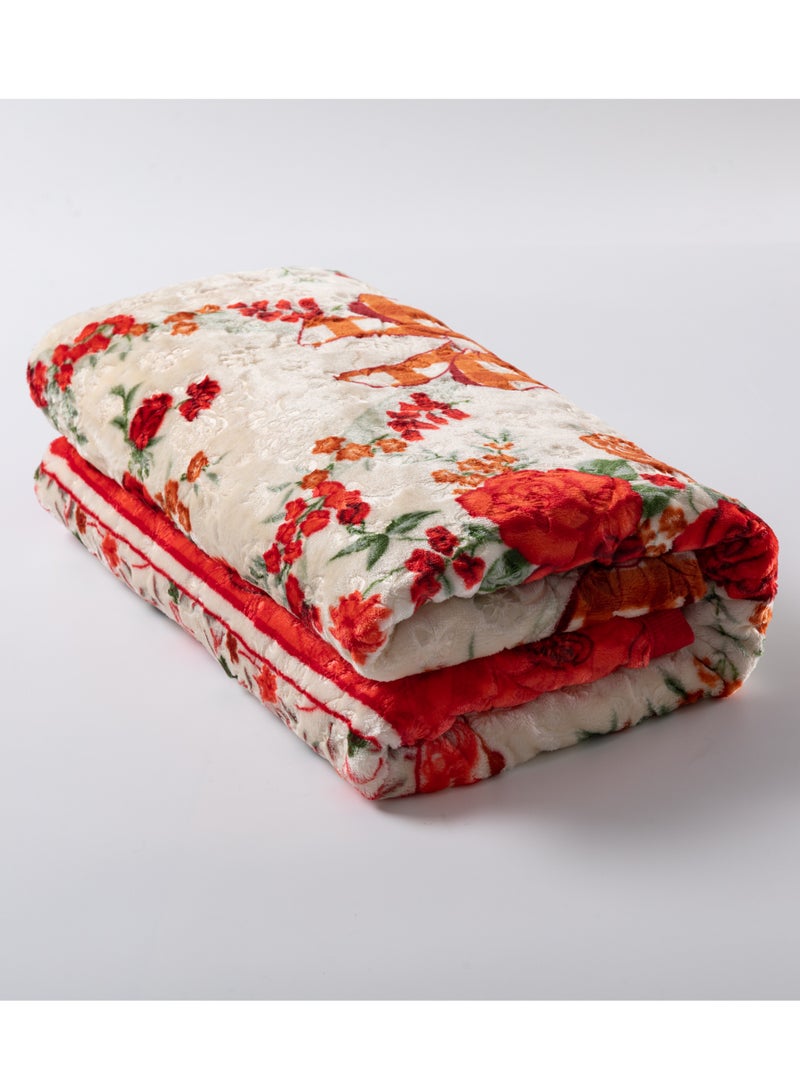 Stargold Single Ply Premium Cloudy Blanket Made by 100% Polyester SPUN YARN Obtained from Virgin Polyester Which is Suitable for winter and Rainy Season 155X210CM 5.5LB  - Image 2