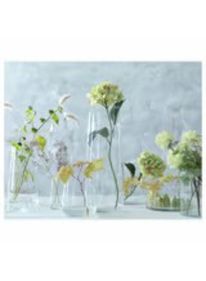 Vase clear glass 15 cm - Image 3