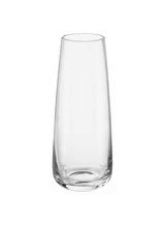 Vase clear glass 15 cm - Image 1