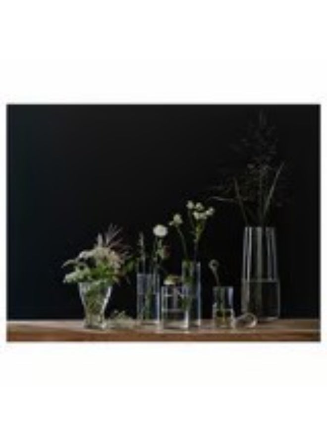 Vase clear glass 15 cm - Image 4