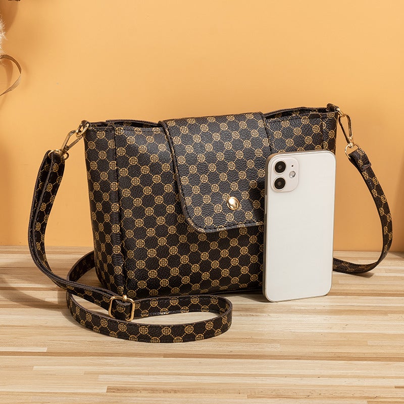 Flower Bucket Bag 2023New Bag Small Bag Embroidered Women'S Bag Casual All-Match Shoulder Bag - Image 3