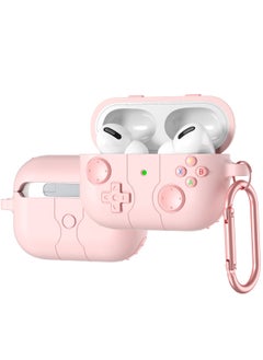Suitable For Airpods Earphone Case Silicone Cute Apple 4 Generation Bluetooth Earphone Case Airpodspro2 Protective Case-Color:Pink-Model:airpords Pro/pro2