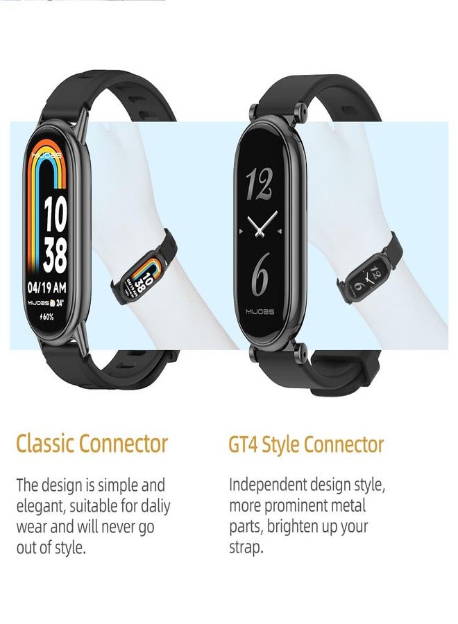 MIJOBS Strap for Mi Band 10/9/8, Replacement Wristband for Xiaomi Smart Band 9 Silicone Sport Watchband - Image 4