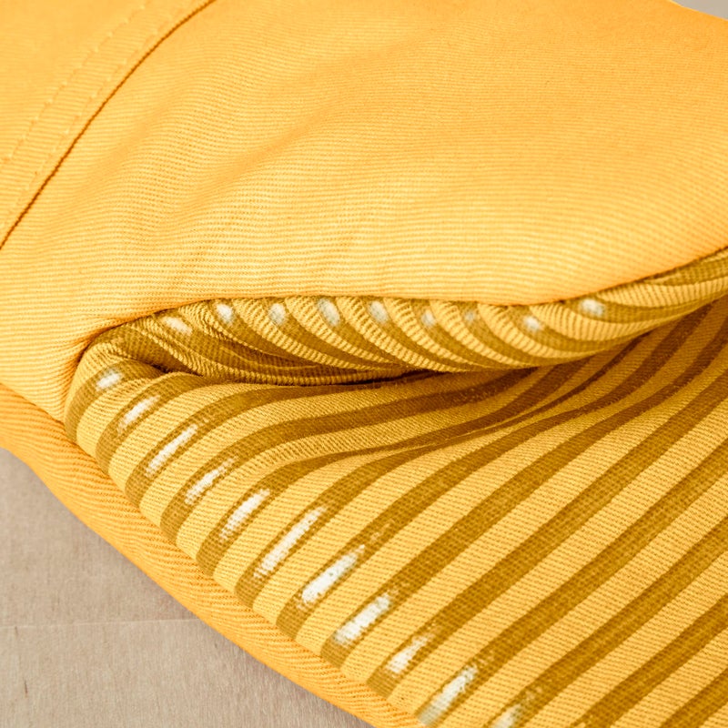 KitchenAid Beacon Two-Tone Non-Slip Mini Oven Mitt Set  Majestic Yellow  5.5""x8""  2 Piece - Image 3