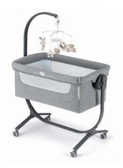 Cullami Co Bed Cradle, Dark Grey, Made In Italy Cradle With Co-Sleeping Function, Suitable For Every Bed, Portable & Convertible Baby Bassinet With Mosquito Net, Baby Bed, Soft Fabric - pzsku/Z8185FD39AC0FCA44A102Z/45/_/1709629576/d2307dd2-d44b-4dd9-aa08-aebe32f8c3dc