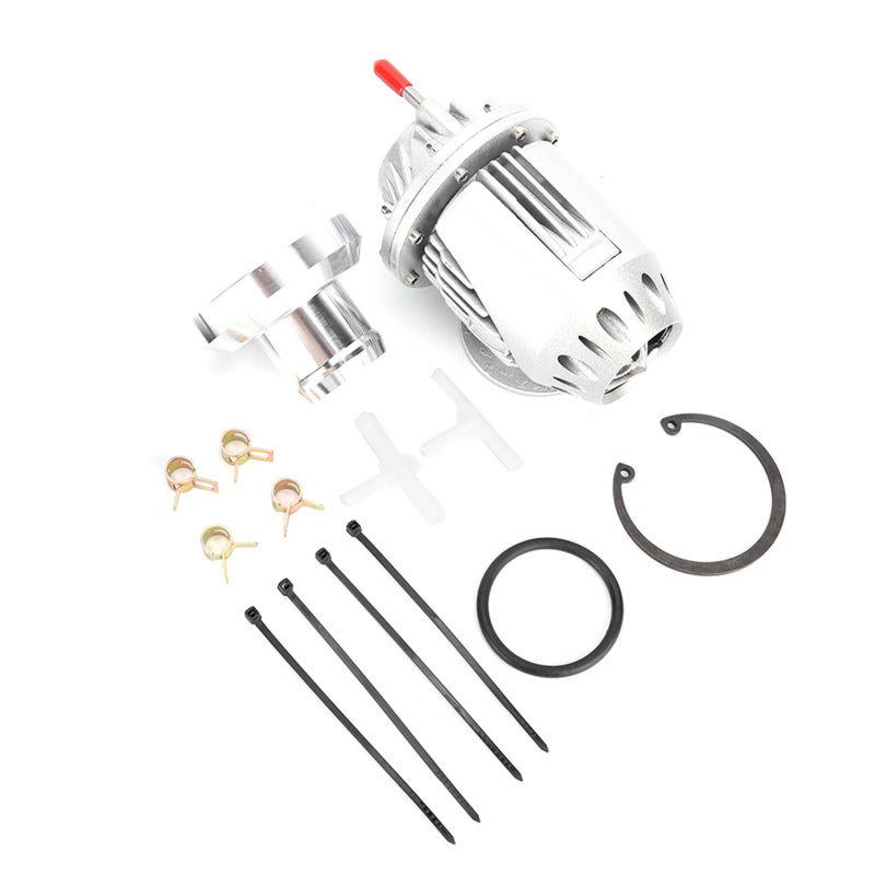 Turbo Blow Off Valve Kit Universal Size Aluminum Alloy - Provides Desirable Atmospheric Sound Enhances High Performance for Turbocharged Vehicles - Image 1