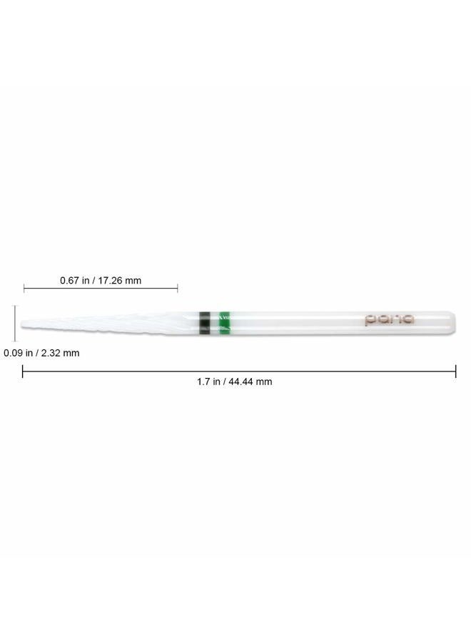 Pana Professional - White Under Nail Cleaner Ceramic Bit 3/32" Shank Size - Nail Drill Bit for Dremel Machine - Image 2