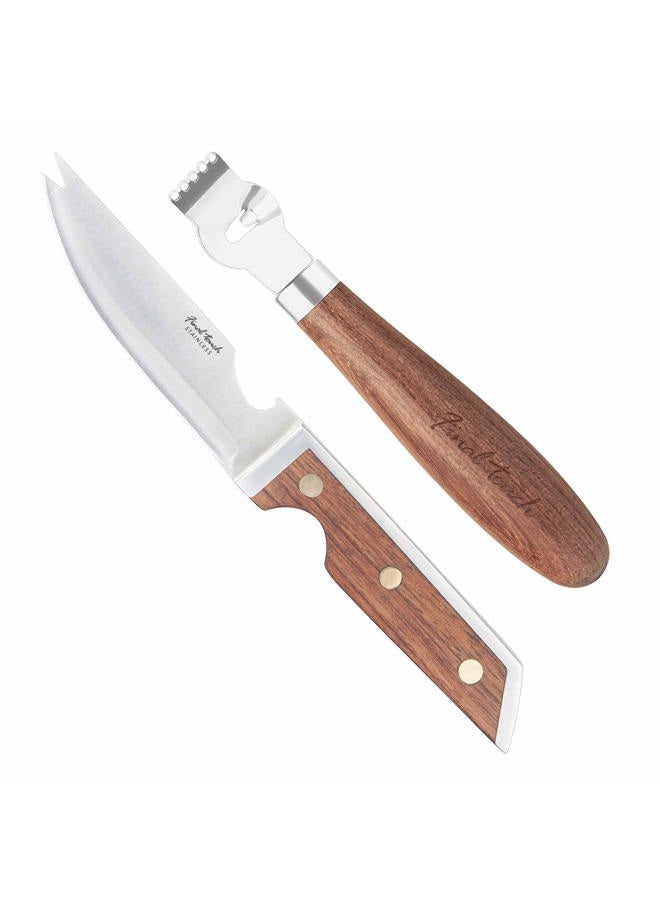 Final Touch Bartender's Bar Knife & Zester Set - Image 1