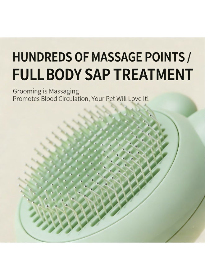 إيبت فرشاة تنظيف ذاتية للقطط والكلاب الصغيرة - لون أخضر - Image 3