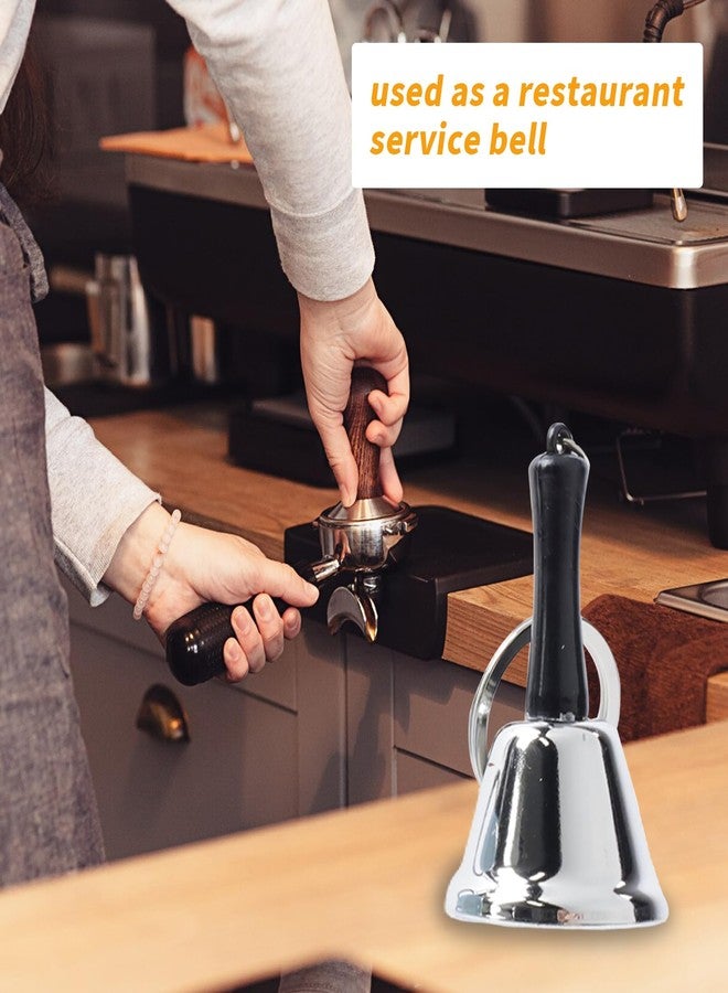 Meprotal 5pcs Hand Bell Mini Call Bell with Keychain, Wedding Bells Dinner Bells for Inside Classroom Bell, Restaurant Service Call Bell (5-Color) - Image 5