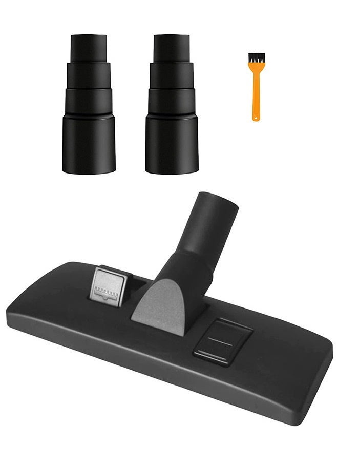 Peachjoy Universal Floor Brush Head Tool, 32mm Vacuum Cleaner Floor Brush Head Replacement, with Vacuum Hose Adapter, Vacuum Cleaner Carpet Brush Nozzle Accessories - Image 1