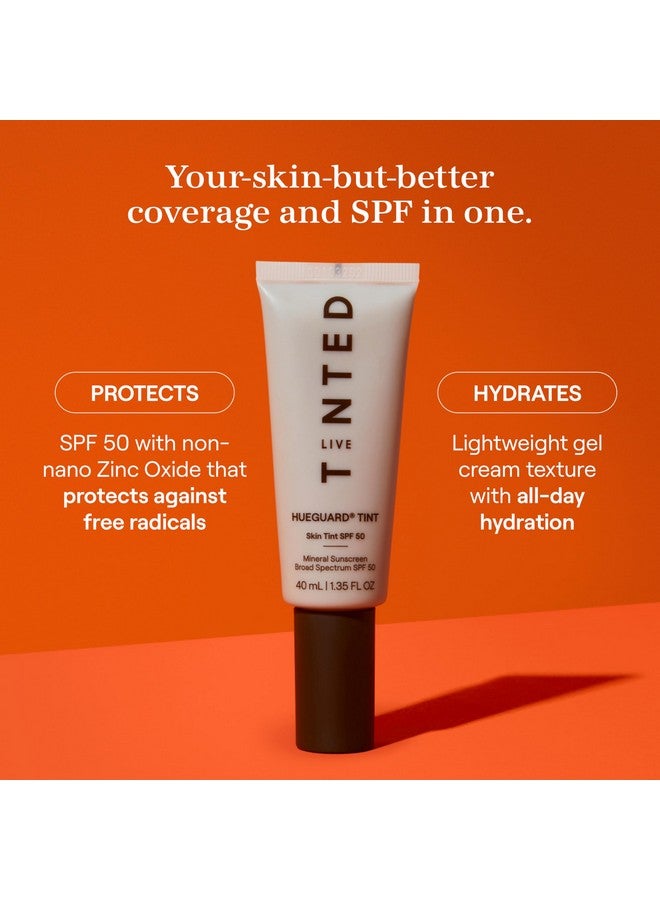 LIVE TINTED Live Tinted Hueguard Skin Tint SPF 50 - Tinted Mineral Sunscreen with Light-Medium Buildable Coverage With a Hydrating and Radiant Finish - Water and Sweat Resistant, 1.35 fl oz - Shade 06  - Image 2