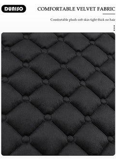 DUNISO 2pcs Auto Breathable Universal Four Seasons Front Car Seat Covers Luxury Include Front Car Seat Protector Compatible with 95% Vehicle Fit for Cars Truck SUV or Vans  - Image 5