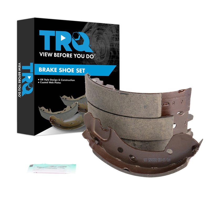 TRQ Rear Brake Shoes Compatible with 20122019 Nissan Versa 20142019 Versa Note