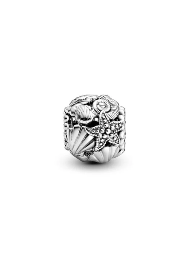 باندورا Openwork Starfish, Shells & Hearts Charm
