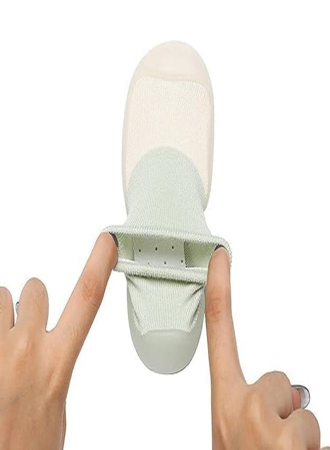 ARUP أحذية المشي الأولى للأطفال من ARUP، جوارب أرضية، قطن سادة، خفيف الوزن، نعل ناعم، سيليكون غير سام مانع للانزلاق، قماش لطيف على البشرة، أحذية كاجوال مضادة للانزلاق، مناسبة للحفلات والاستخدام الداخلي للأطفال الصغار من الأولاد والبنات (نظام مقاسات الأحذية البريطاني، نطاق عمر الأطفال الصغار، متوسط، سنتان وسنتان ونصف). - Image 2