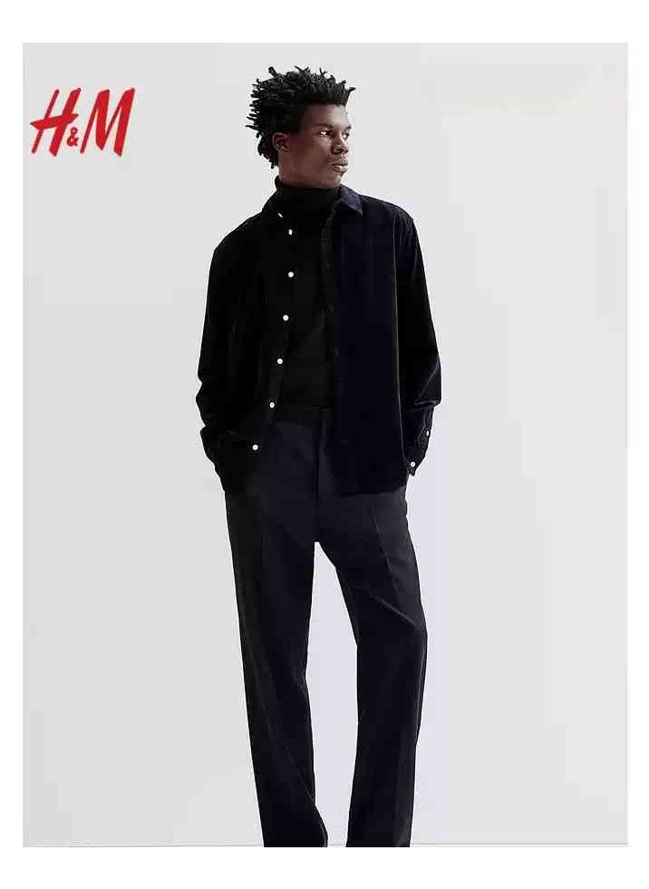 H and M - HM Autumn New Fashionable Casual Loose Long Sleeved Shirt - Image 1