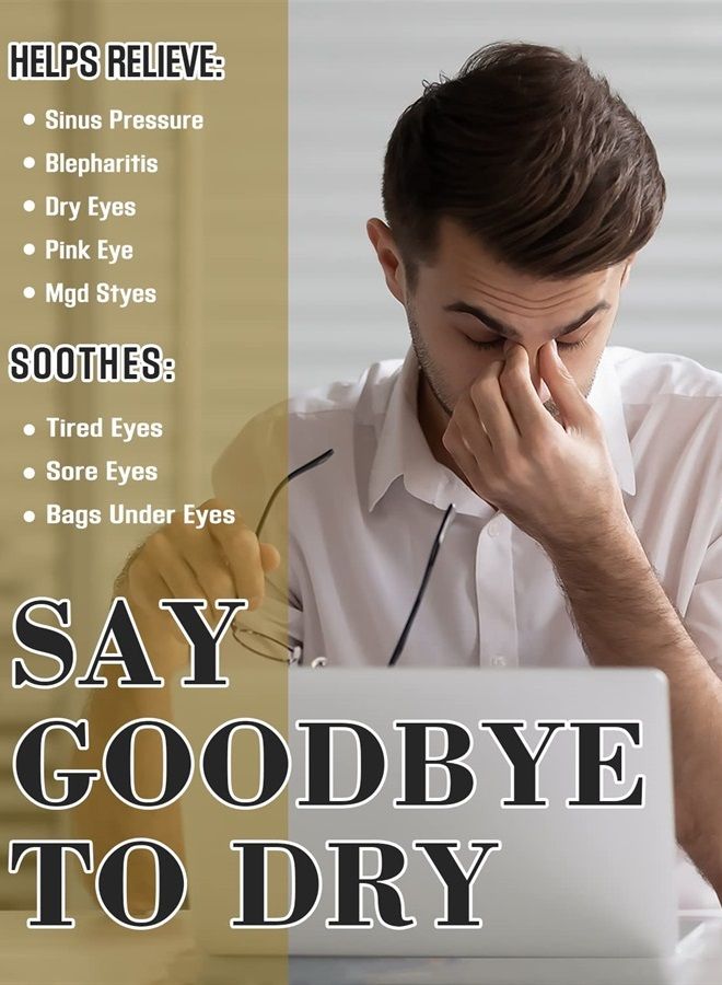 ProCIV 20 Packs Eye Masks for Dark Circles and Puffiness Disposable Soothing Headache Relief Dry Eyes, Stress Relief Relief Eye Fatigue Steam Eye Masks 10 Lavender + 10 Chamomile - Image 4