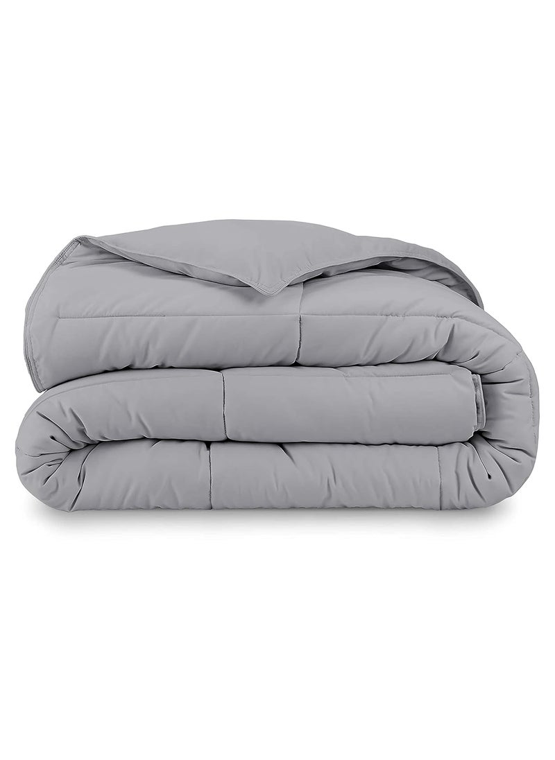 Indian Kingdom Indian Kingdom All Season 200 GSM Comforter Premium Collection Quilted Comforter 90 x 90 Inches228cm x 228cm Queen Size ComforterSilver  - Image 3