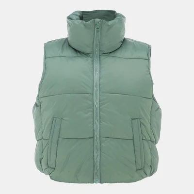 Sun and Sand Sports Women's Cropped Puffer Jacket
