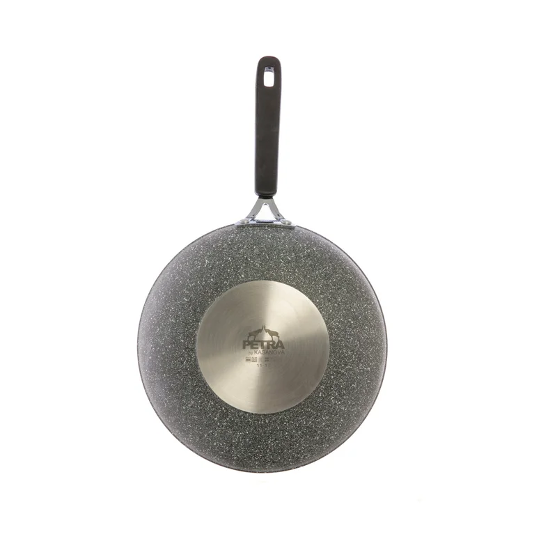 Simply Kitchen  New Petra Dark Wok 28 Cm Gray  | Best Price UAE